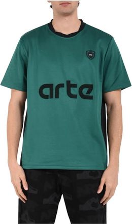 Arte Sportieve Voetbal T-shirt - Heren - T-shirts - Groen - M - Polyester - Tops