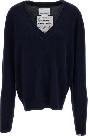 Extreme Cashmere V-neck Jumper - female - Extreme Cashmere - Cashmere Knitwear - Blue - ONE SIZE - Knitwear