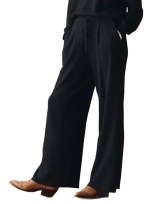 The Great. Relaxed Trouser Pant In Black