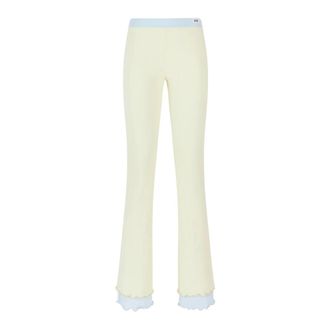 GCDS Mujer, Pantalones, Amarillo, Talla: M