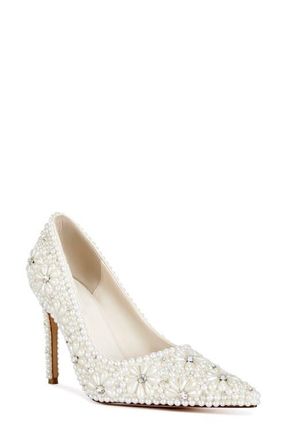 Azalea Wang Adria Pump in Ivory at Nordstrom, Size 8.5