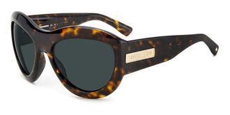 Dsquared2 D2 0072/S 086/KU Mens Sunglasses Tortoiseshell Size 59