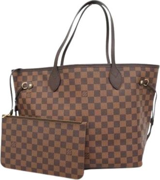 Louis Vuitton Pre-owned Tote Bags, female, Brown, Size: ONE SIZE Pre-owned Neverfull MM Tote Bag