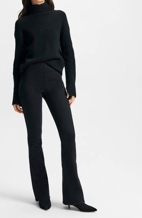 Veronica Beard Beverly Off-Duty High Rise Skinny Jeans In Onyx