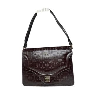 Givenchy Pre-owned Vintage 2-Way Monogram Tas - Dames - Pre-owned - Bruin - Maat: ONE Size Leer