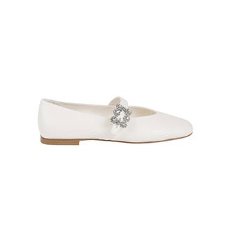Roger Vivier Ballerinas, female, White, Size: 6 US Efflorescence Mary Janes