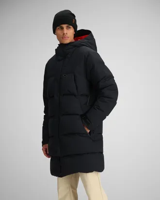 Obermeyer Klausy Jacket Mens Black 700 Fill Duck Down Waterproof Parka DSGL891