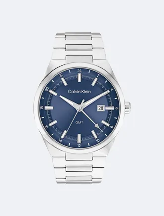 Calvin Klein Mens Architectural Multifunction Watch - Blue - OS