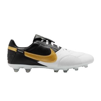 Nike Heren Premier 3 Classic Leather Firm Ground Voetbalschoenen (Wit)