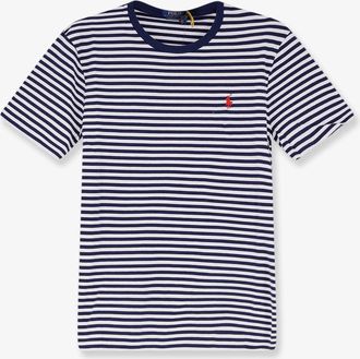 Ralph Lauren Cotton t-shirt with striped motif - POLO RALPH LAUREN - gender_Man