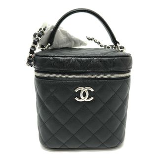 Chanel Black Caviar Leather Vanity Bag (Pre-Owned)
