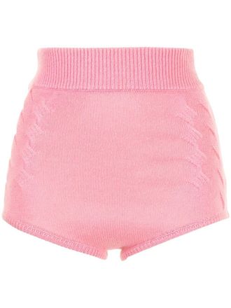Cashmere in Love Shorts Mimie a vita alta - Rosa