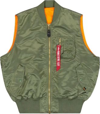 Alpha Industries Sage Green Ma-1 Bomberjack - Heren - Bodywarmers - Groen - S - Jassen