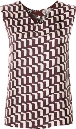 Max Mara Ustica blouse - women - Silk/Silk - 42 - Red