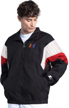 Starter Mens Starter Black/Red NASCAR Yard Line Full-Zip Jacket at Nordstrom, Size Xx-Large