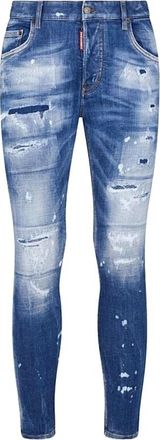 Dsquared2 Stijlvolle Herenbroek - Heren - Skinny Jeans - Blauw - S - Katoen - Jeans