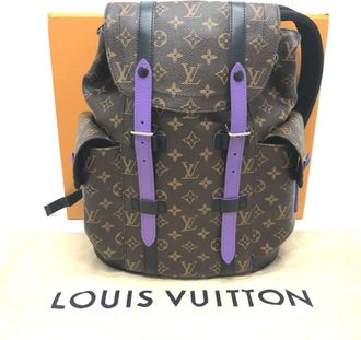 Louis Vuitton Brown Monogram Purple Monogram Backpack (Pre-Owned)