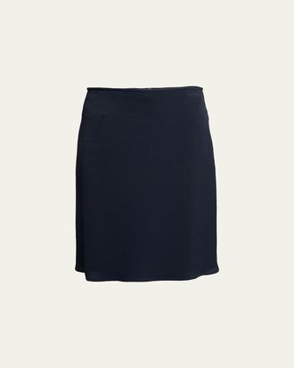 Jil Sander Viscose Knee-Length Bias Skirt