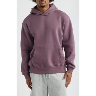 BP. Fleece Hoodie in Purple Flint at Nordstrom, Size Xx-Large