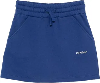 Off-white Drawstring Mini Skirt