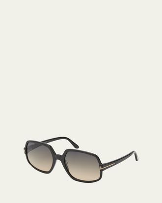 Tom Ford Gradient Square Acetate Sunglasses