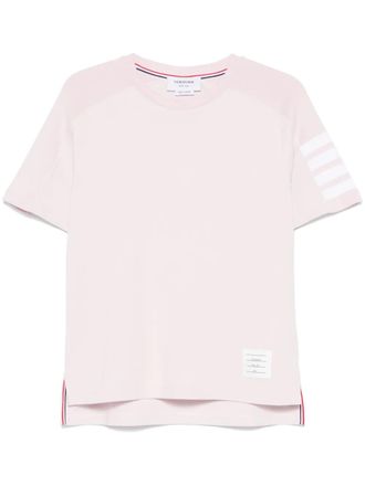 Thom Browne 4-Bar cotton T-shirt - men - Cotton - 0 - Pink