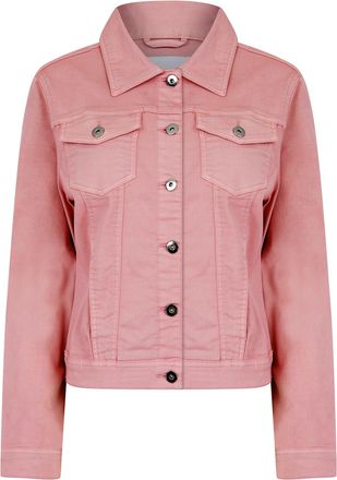 Amara Reya Womens Feather Stretch Cotton Lightweight Casual Denim Summer Jacket