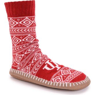 Muk Luks Gameday Slipper Socks in Indiana at Nordstrom, Size Small