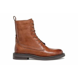 Geox Ademende leren bottines met veters Serilda