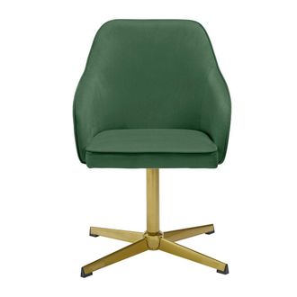 Netfurniture Newux Office Chair Green Velvet Seat