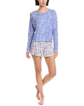 Honeydew Intimates 2pc Cuddle Crew Short Set