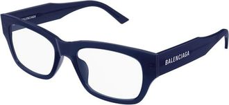 Balenciaga Vierkante Brillen - Heren - Brillen - Blauw - 54 MM - Accessoires