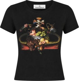 Vivienne Westwood Mujer, Camisetas, Negro, Talla: S