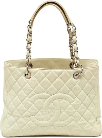 Chanel Borsa tote in pelle trapuntata - Toni neutri