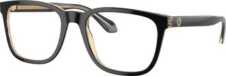 Giorgio Armani 0ar7255 Rectangular Eyeglasses with Bold Acetate Frame