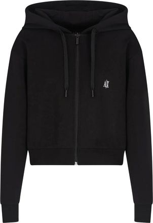 A|X Armani Exchange Giacca con cappuccio e zip - Nero