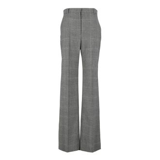 Max Mara Agile lange broek - Dames - Broeken - Grijs - Maat: S