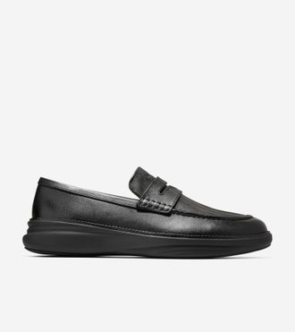 Cole Haan Mens &Oslash;riginal Grand Horizon Penny Loafers - Black Size 10.5