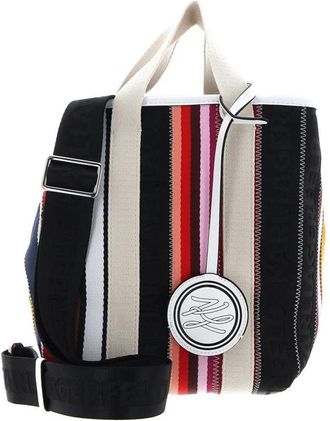 Karl Lagerfeld K/Webbing Bucket Bag - Dames - Shoppers - Veelkleurig - ONE Size - Katoen - Tassen