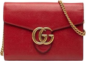 Gucci Pre-owned Cross Body Bags, female, Red, Size: ONE SIZE Pre-owned Vintage Crossbody Bag