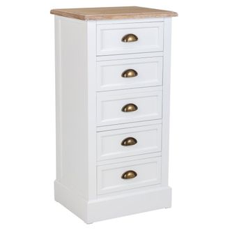 Wanderlust Deco Sinfoner de madera blanco 45x35x90