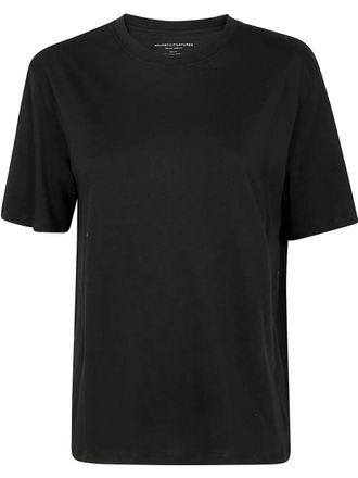 Majestic Short Sleeves Round Neck Sweater