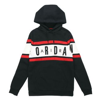 Nike Jordan Air Jordan Air Fleece Pullover Hoodies Athleisure Asia Sizing Black BQ5655-010