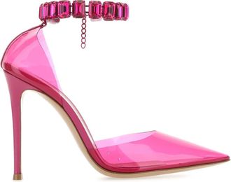 Gianvito Rossi Womens Fuchsia Pvc Pumps - Dusty Pink - Size EU 36