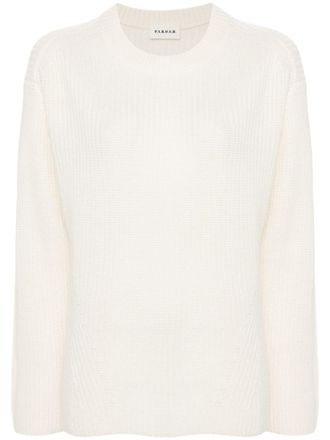 P.A.R.O.S.H. ribbed-knit cashmere jumper - White