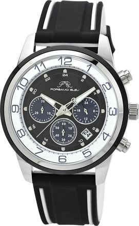 Porsamo Bleu Mens Arthur Silicone Strap Watch, 1094BARR