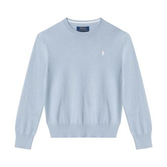 Polo Ralph Lauren Long Sleeve Pullover - male - Polo Ralph Lauren - Round-neck Knitwear - Blue - M - Knitwear