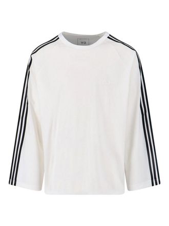 Yohji Yamamoto Long Sleeve Tee 3-Stripes T-Shirt