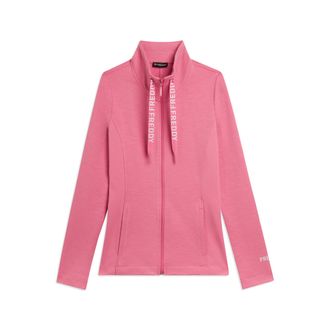 Freddy Felpa in Tessuto Fiammato, Collo Alto con Zip e Coulisse