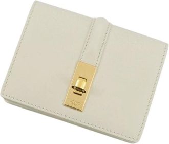 Celine Pre-owned Wallets, female, Beige, Size: ONE SIZE Pre-owned Card case